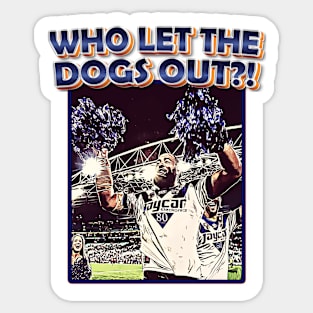 Canterbury Bulldogs - Cheerleader Kasiano - WHO LET THE DOGS OUT?! Sticker